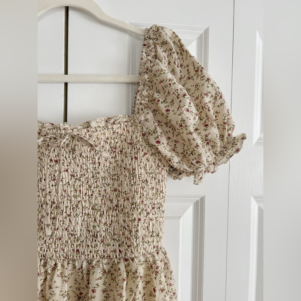 Cotton Floral Dress
